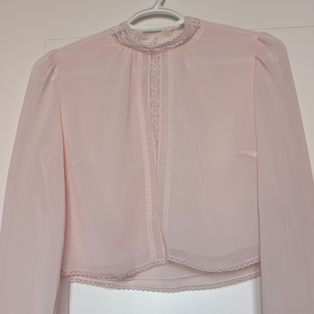 Wilfred Butterfly Blouse, XS, Talc Pink, NWOT - Picture 3 of 7